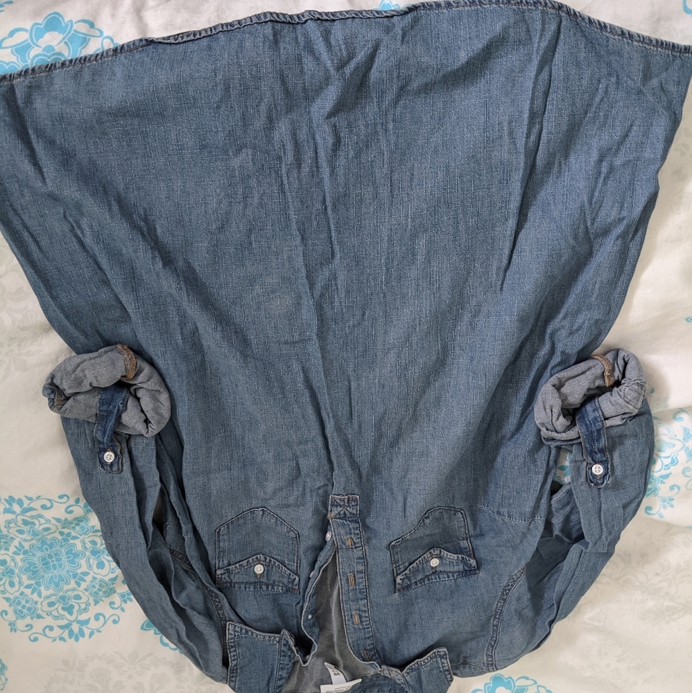 Medium Jean maternity shirt